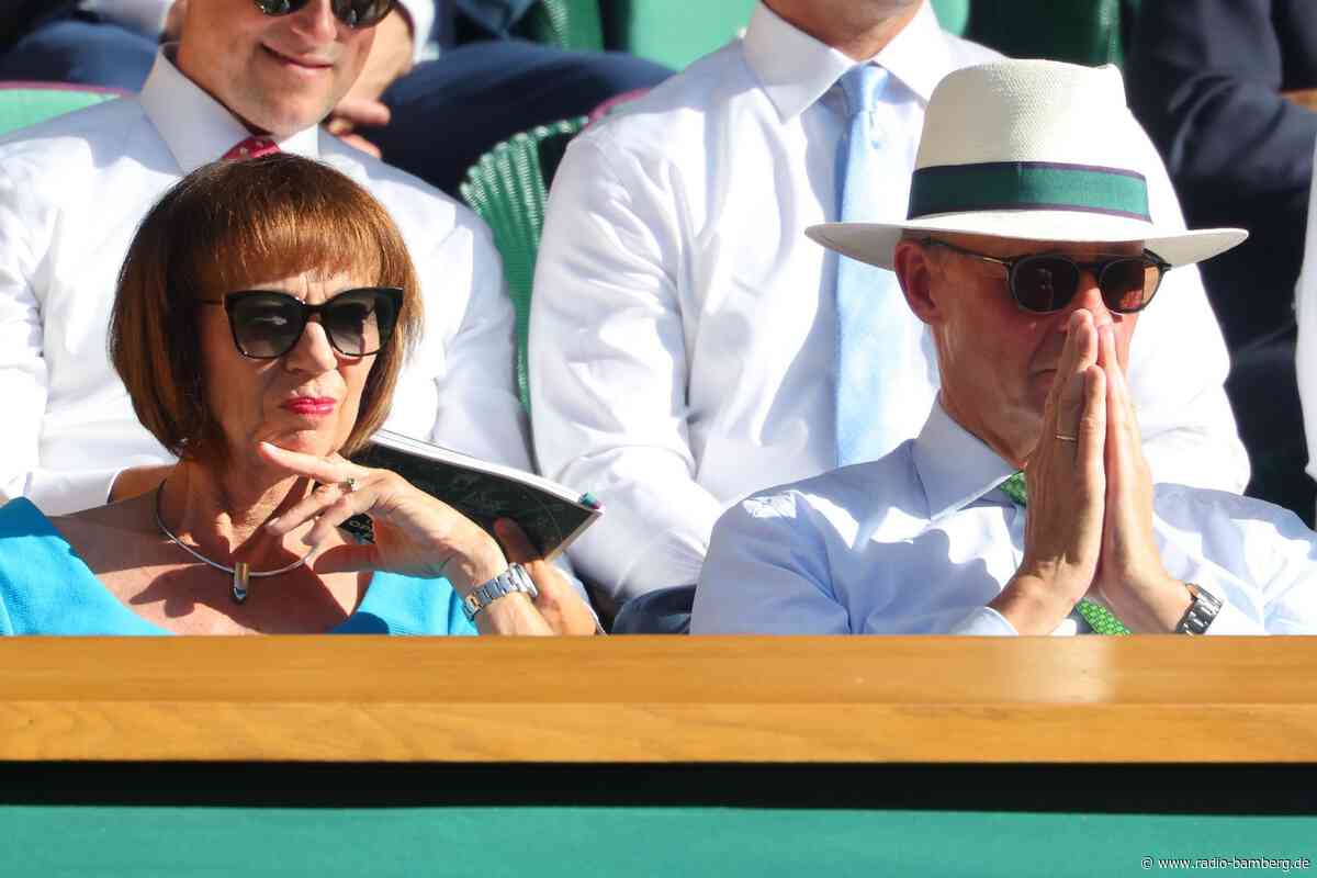 Wimbledon-Finale: Bundeskanzler Merz trifft Zverev in Kabine