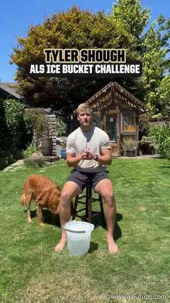 Tyler Shough Accepts Steve Gleason's ALS Ice Bucket Challenge