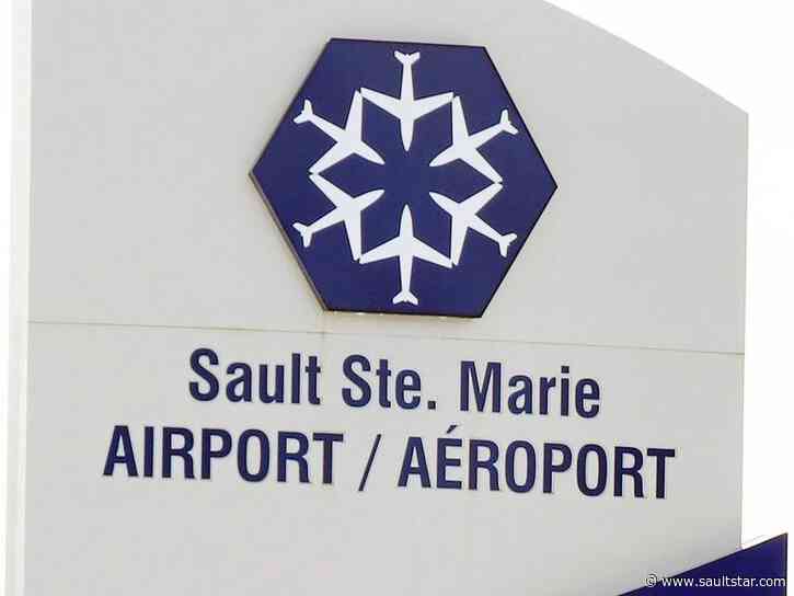 Fire burns near Sault airport