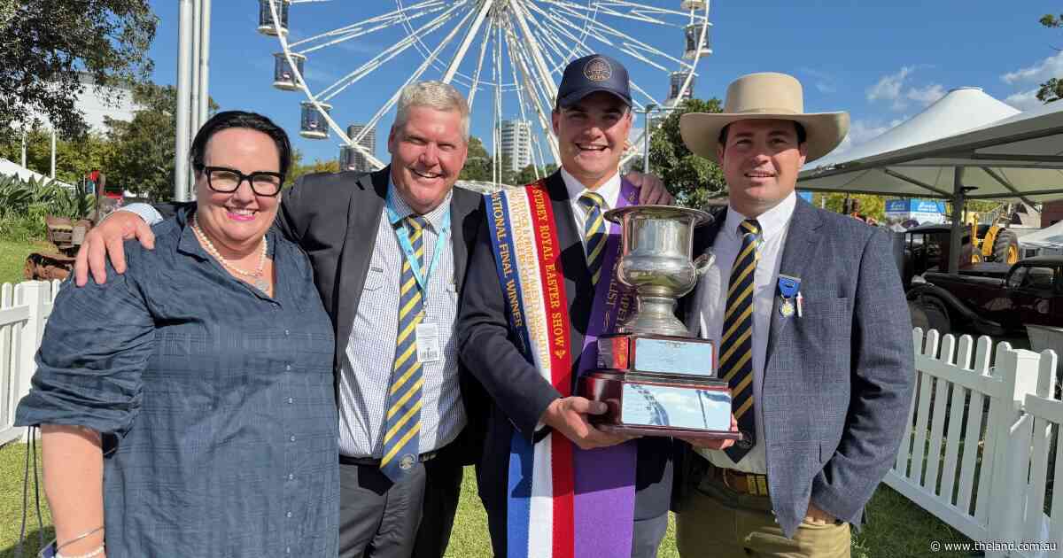 'We are all so proud': Manilla auctioneer makes his international debut