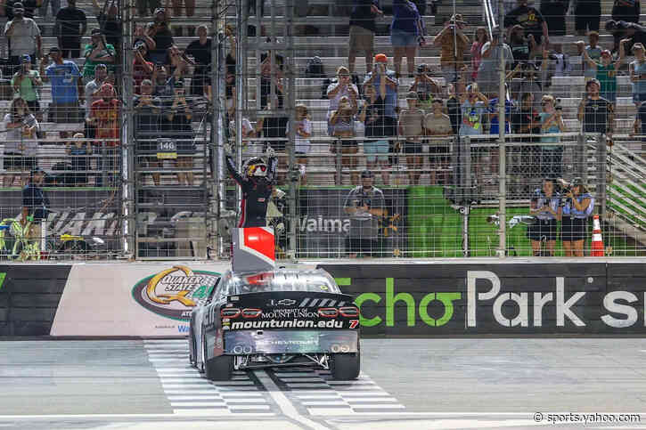 Justin Allgaier wins NASCAR O'Reilly race at EchoPark in July 2026