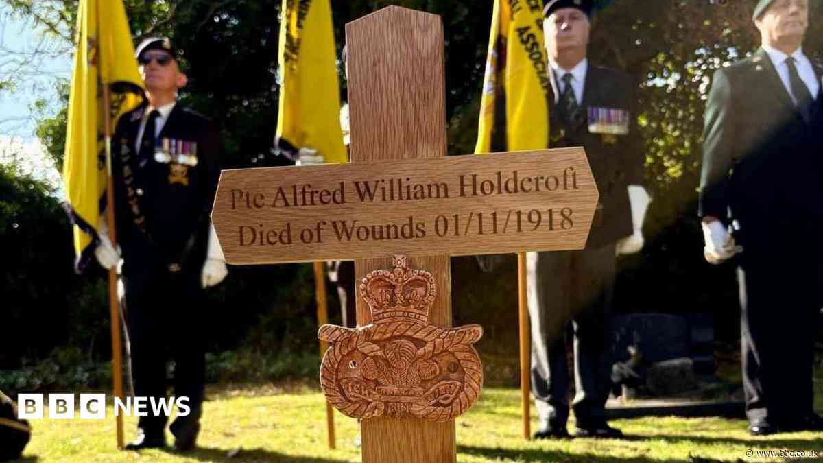 WW1 soldier to get headstone 108 years after death