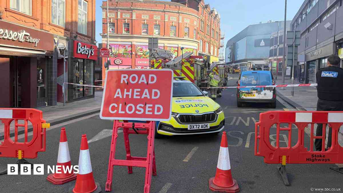 Demolition work begins on fire-hit building