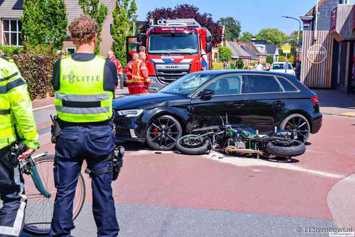 Motorrijder gewond bij ernstige aanrijding op de Valge