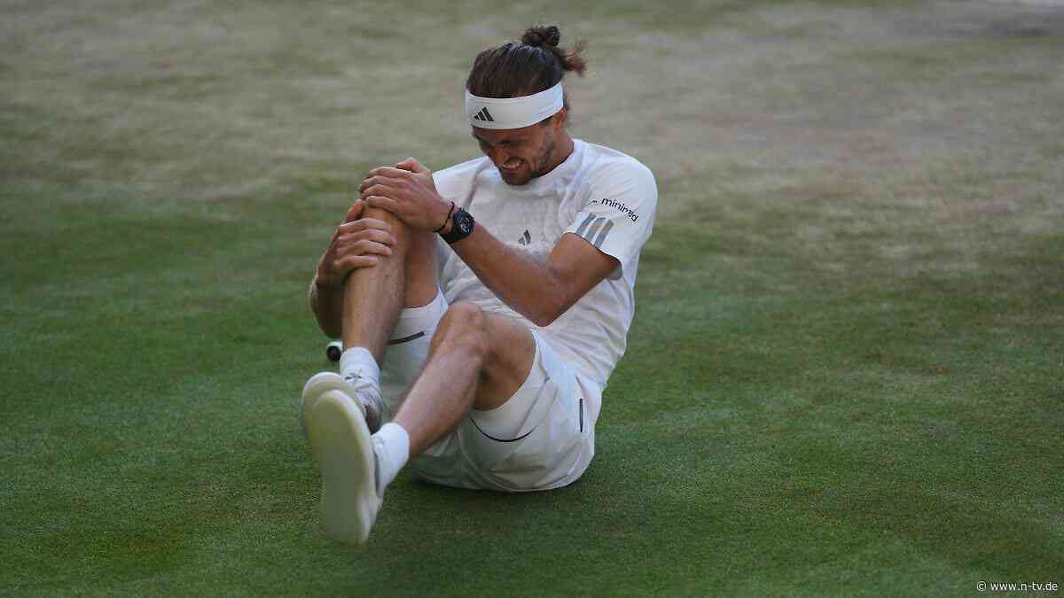 "Ein bisschen angeschwollen": Zverev hat sich im Wimbledon-Finale verletzt