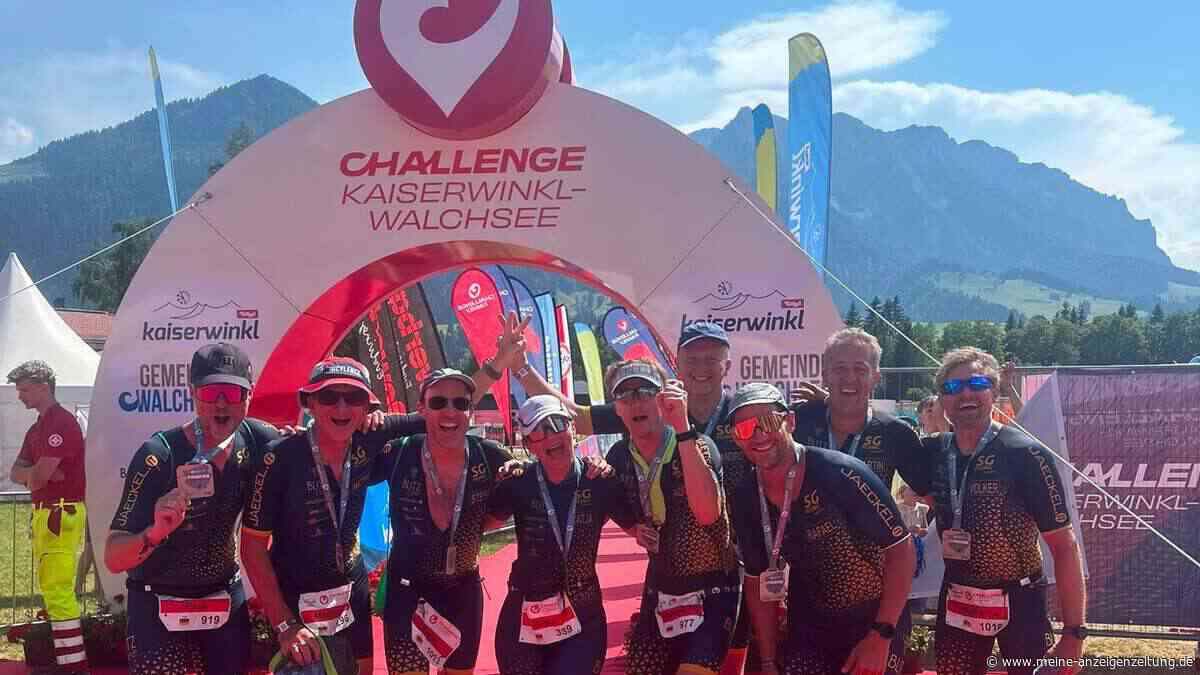 Poinger Triathleten holen zwei Podestplätze beim Challenge Walchsee