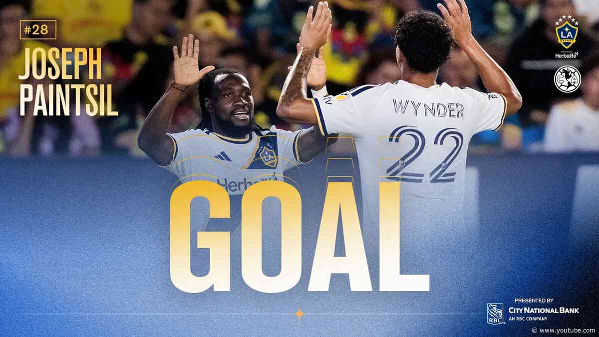 GOAL: Joseph Paintsil Puts LA Galaxy ahead with the First-Time Finish Against Club América