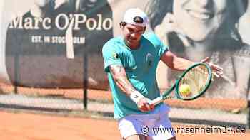 Rosenheims Bundesliga-Tennisspieler auch beim amtierenden Meister unbesiegt