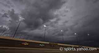 Cup Series race at EchoPark Speedway resumes after weather delay