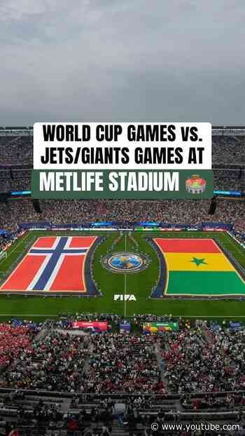 Is MetLife Stadium better for the World Cup than #Jets games?!