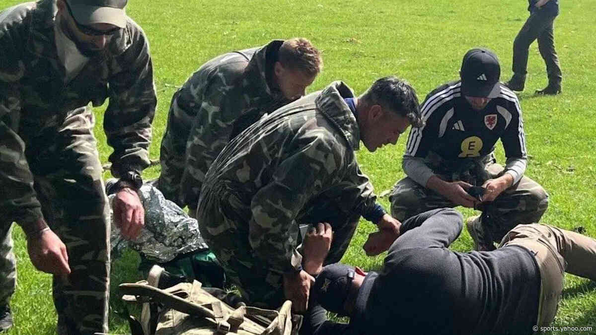 Bombs, blood, ambushes - football coaching with the army