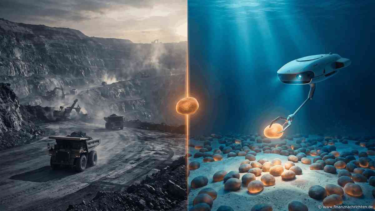 Ernten, nicht Bergbau: Die Maschine, die ein Gestein vom Meeresboden aufhebt, statt danach zu sprengen