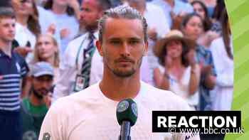 Wimbledon crowd 'played big part' in me reaching final - Zverev