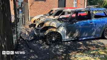 Cars set alight in suspected linked arson attacks