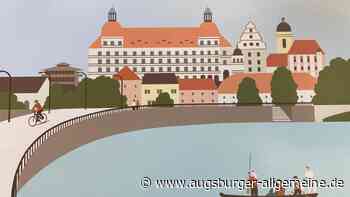 Eine neue Postkarte mit Neuburg-Motiv