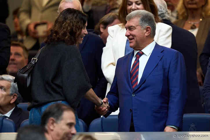 Barcelona president Joan Laporta addresses Ferran Torres future in the wake of PSG links: ‘I’ve heard about it’