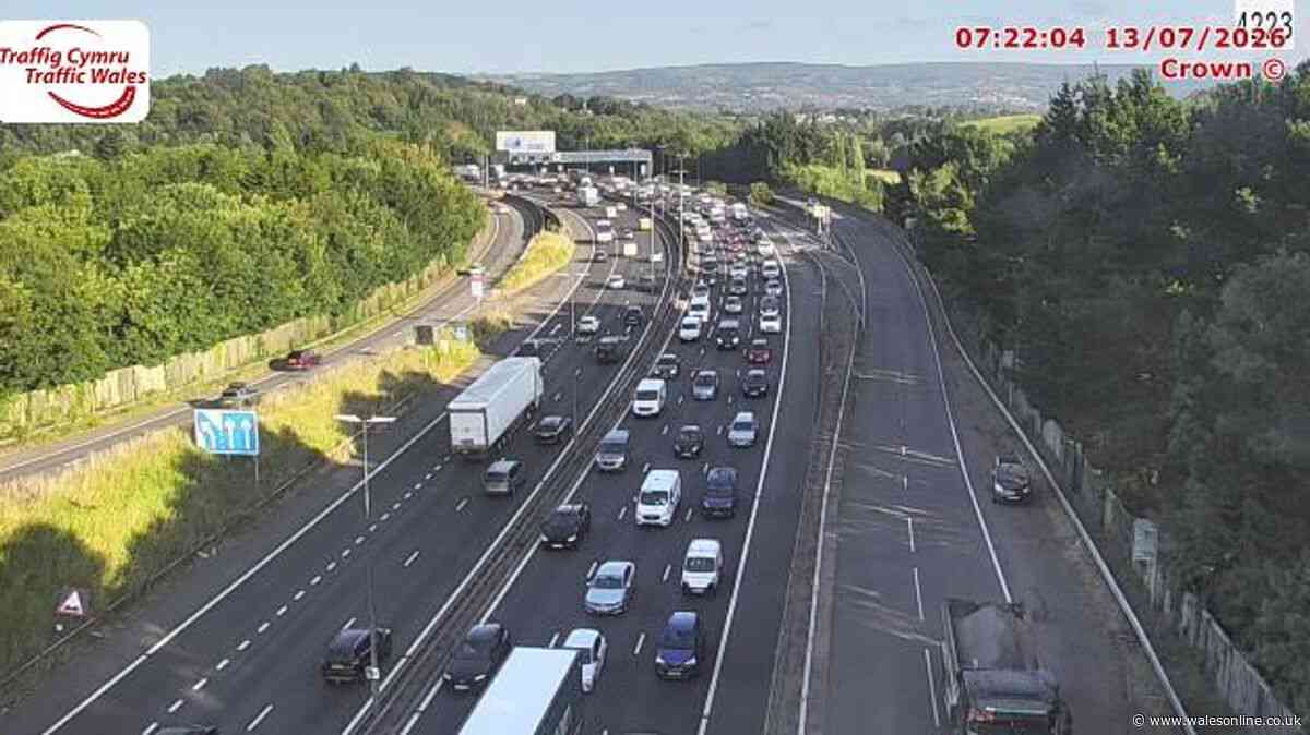 M4 crash live updates as severe delays build around Newport