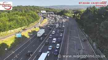 M4 crash live updates as severe delays build around Newport