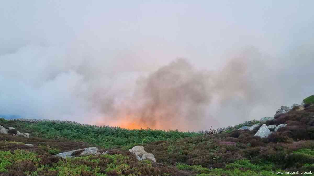 Major incident declared and people evacuated as fire devastates countryside - live updates
