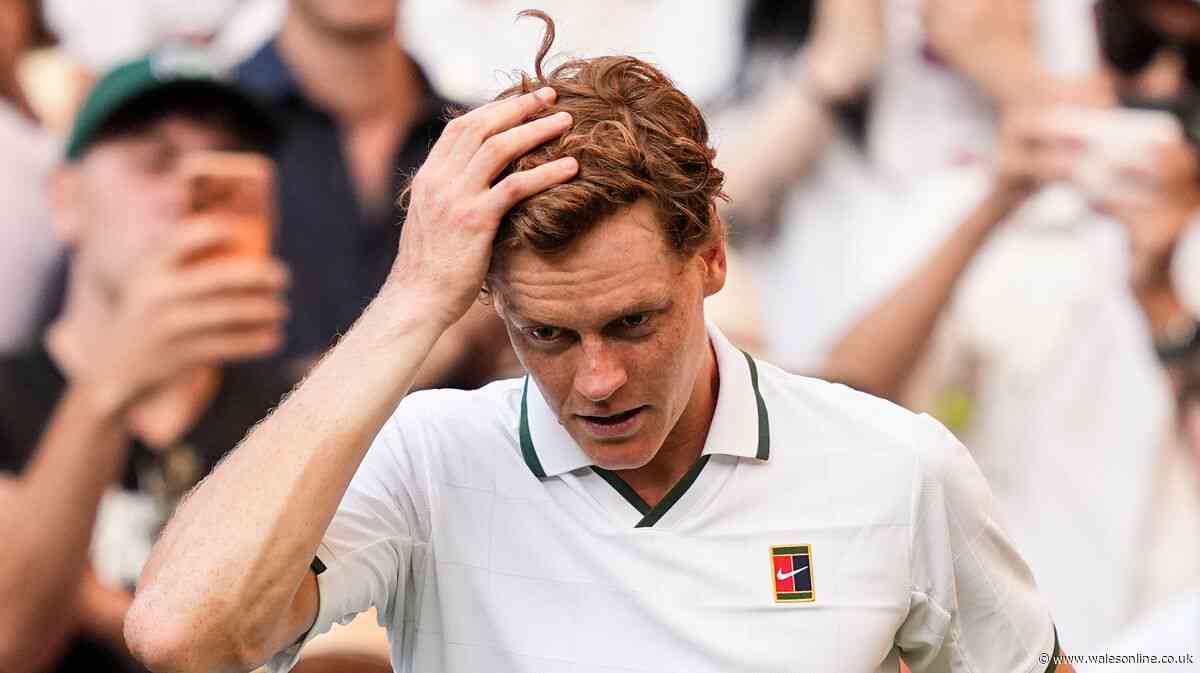 Jannik Sinner's Wimbledon prize money halved as he loses £1.7m after Alexander Zverev win