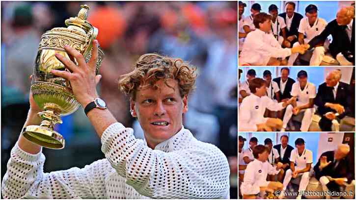 La gaffe di Buonfiglio a Wimbledon: Sinner lo allontana per rispettare il cerimoniale. Poi i complimenti del presidente del Coni