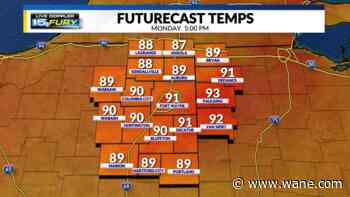 Heat builds today with more humidity on the way