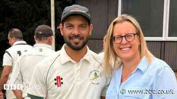 Cricketer reunites with CPR 'angel' who saved him