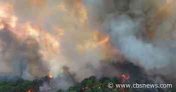 Wildfire of "exceptional scale" burning near Paris