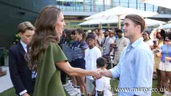 Wimbledon sensation Arthur Fery tells Princess of Wales 'I'm free' to play with royals