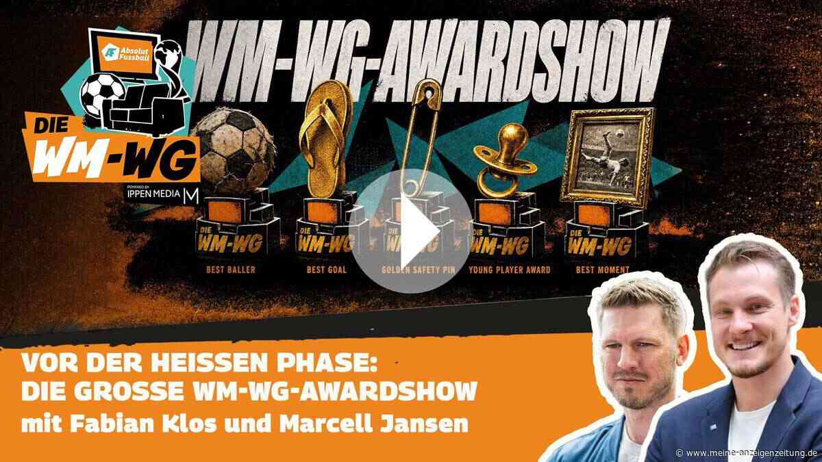 Vergabe der WM-WG-Awards: Die WM-WG – euer täglicher WM-Check ab 12 Uhr im Livestream