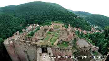In Rheinland-Pfalz gehört diese Burgruine zu den größten und mächtigsten