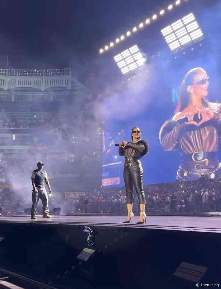 Rihanna’s stage comeback headlines JAY-Z’s star-studded Yankee stadium show featuring Beyoncé