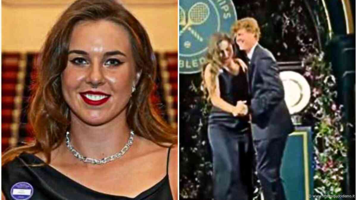 Sinner e il ballo con Linda Noskova dopo la vittoria di Wimbledon: la canzone di Justin Timberlake e il pugno al cielo | Video