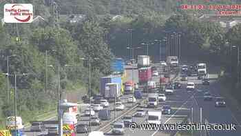 Drivers face major delays after M4 crashes