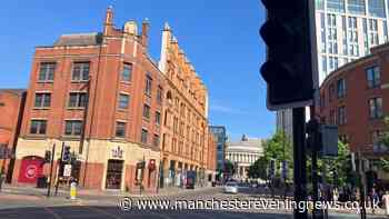 Chaos at busy city centre junction with traffic lights not working