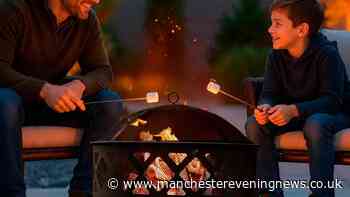 Debenhams' 'brillant' extra large fire pit that keeps evening garden parties going reduced by £111 to £39