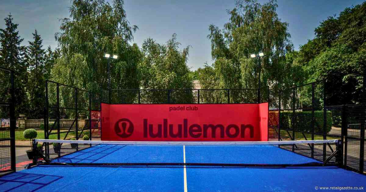 Lululemon launches padel pop-up at Trafford Centre