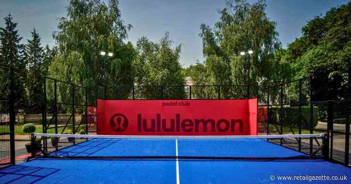 Lululemon launches padel pop-up at Trafford Centre