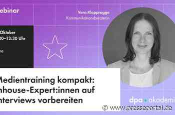 Medientraining zur Interviewvorbereitung | dpa-Akademie