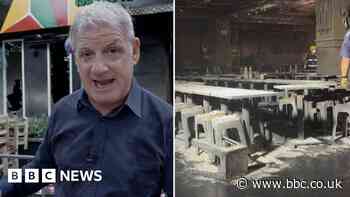 Watch: At the scene where Bangkok's deadly bar fire unfolded