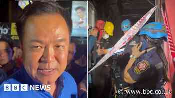 Thailand PM visits aftermath of deadly Bangkok bar fire