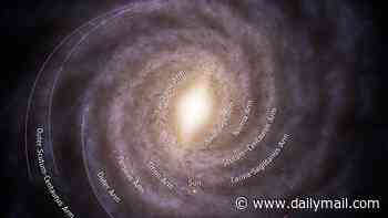 The Milky Way is even BIGGER than we thought: Research reveals how our galaxy's gigantic spiral arms stretch 10% further than previously believed