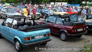 VW-Oldtimer am Start: Wolfsburg lädt Autofans zum großen Golf-I-Treffen ein