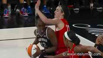 Caitlin Clark writhes in pain after 'hostile act' from WNBA rival - who then escapes punishment