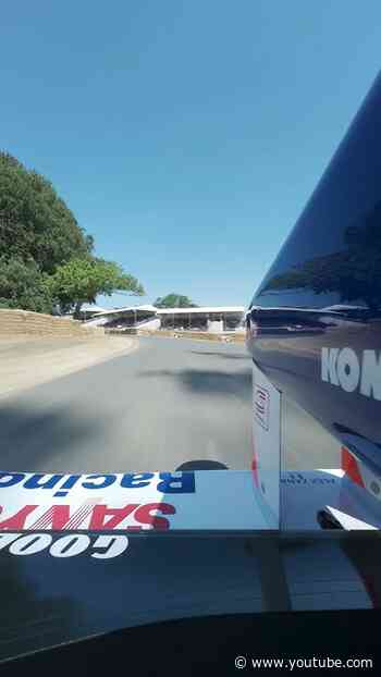 Unedited POV of Damon's FW18B run as it roars up the hill 🔊😮‍💨 #f1