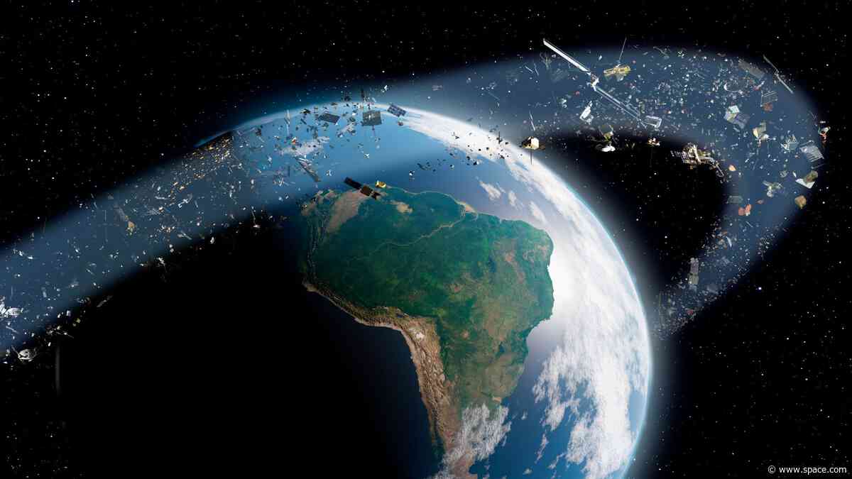 Space junk debris cloud discovered in high-traffic orbit 'is a potential minefield' for the costliest satellites
