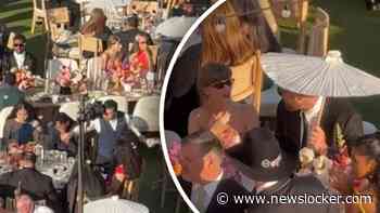 Stiekem gefilmd: pasgetrouwde Taylor Swift en Travis Kelce gespot op bruiloft