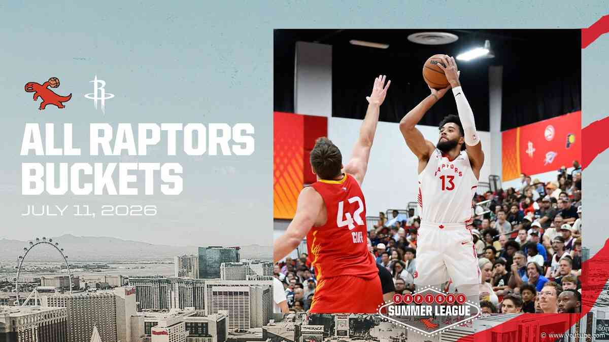 ALL BUCKETS | Toronto Raptors vs Houston Rockets | Summer League  July 11, 2026