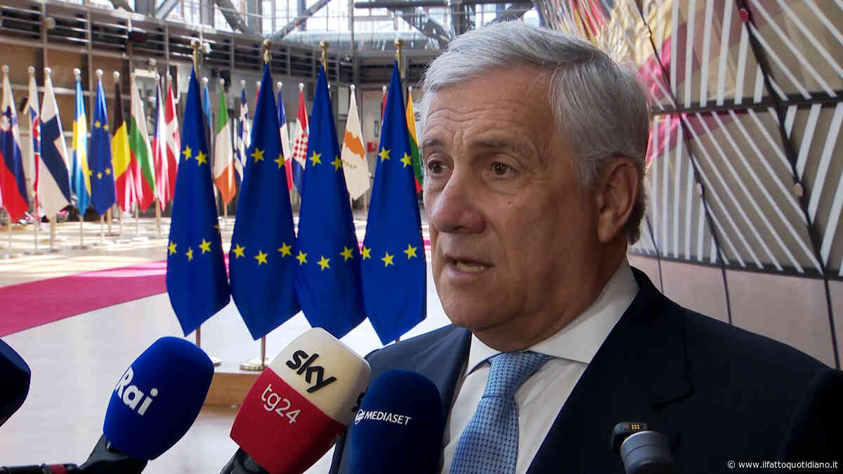Tajani ribadisce: “Sì alle sanzioni ai coloni israeliani in Cisgiordania, ma vediamo quali. Non so se si potrà decidere prima delle elezioni”