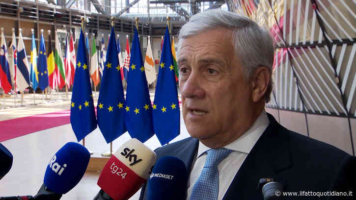 Tajani ribadisce: “Sì alle sanzioni ai coloni israeliani in Cisgiordania, ma vediamo quali. Non so se si potrà decidere prima delle elezioni”